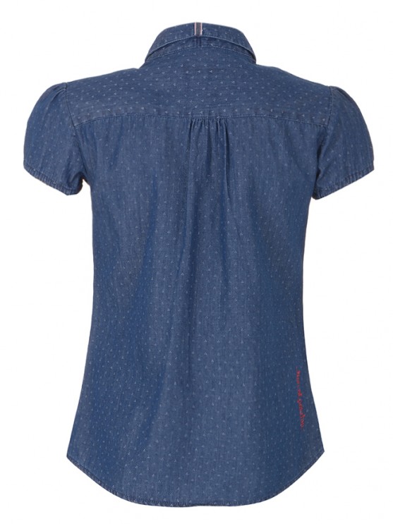 Camisa Vaquera con Bolsillo