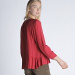 Blouse with Ruffle