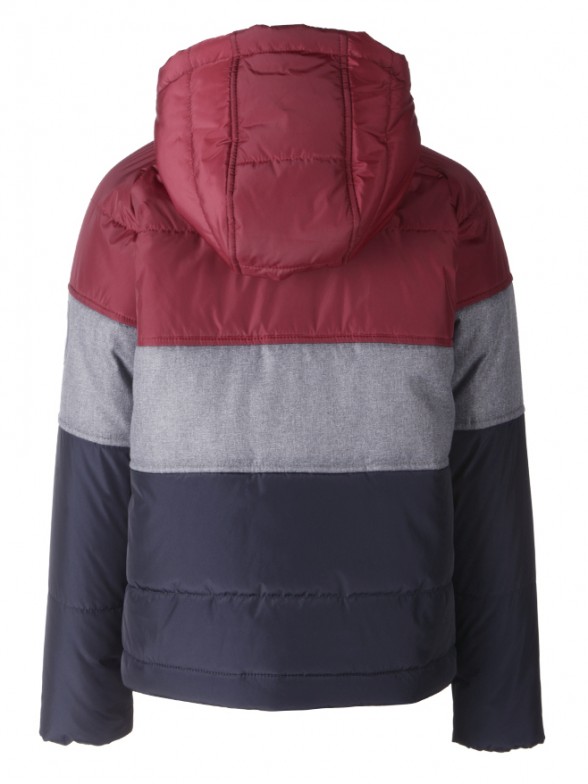 Hooded quilted jacket