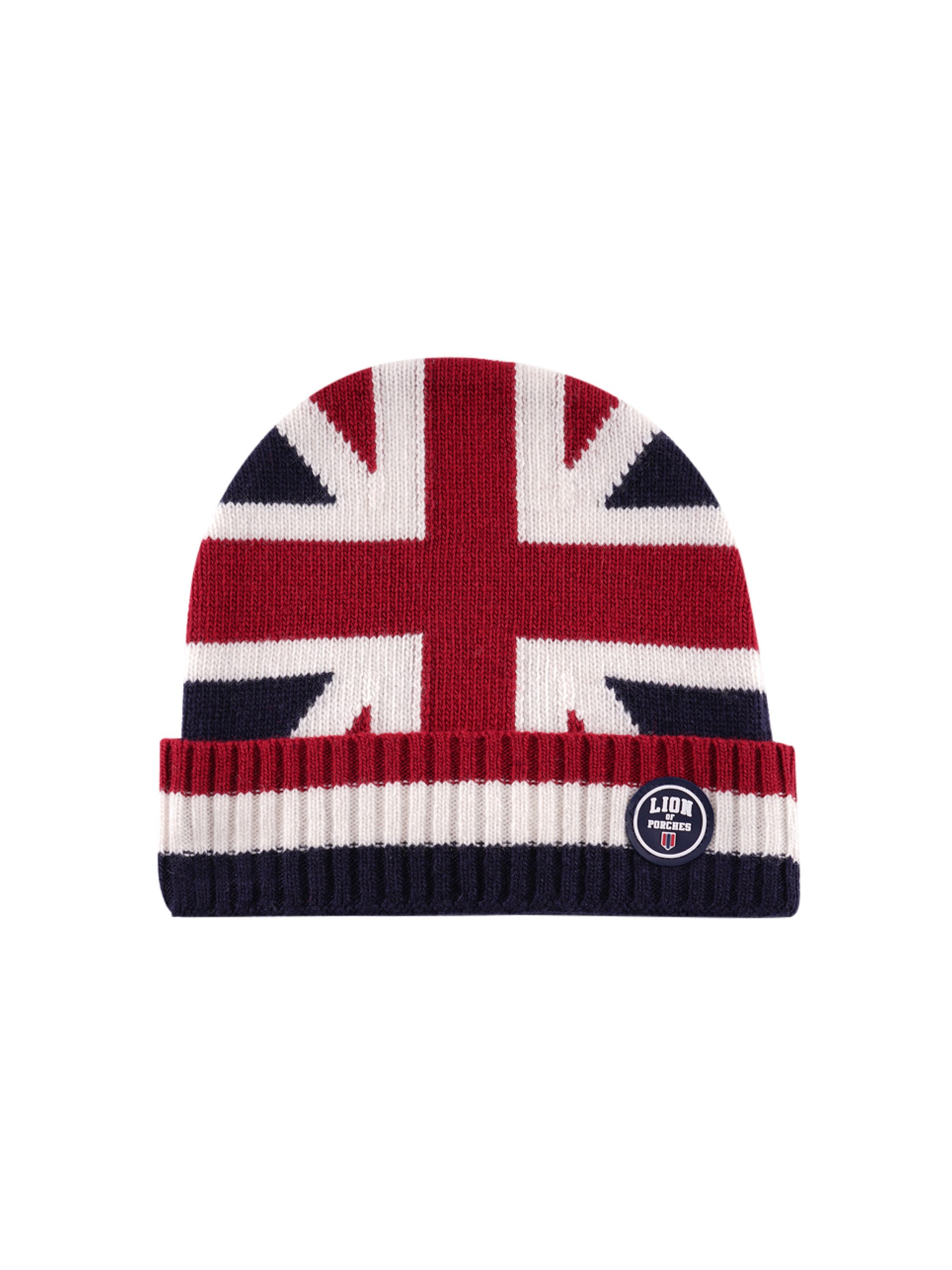 Uk flag knit cap
