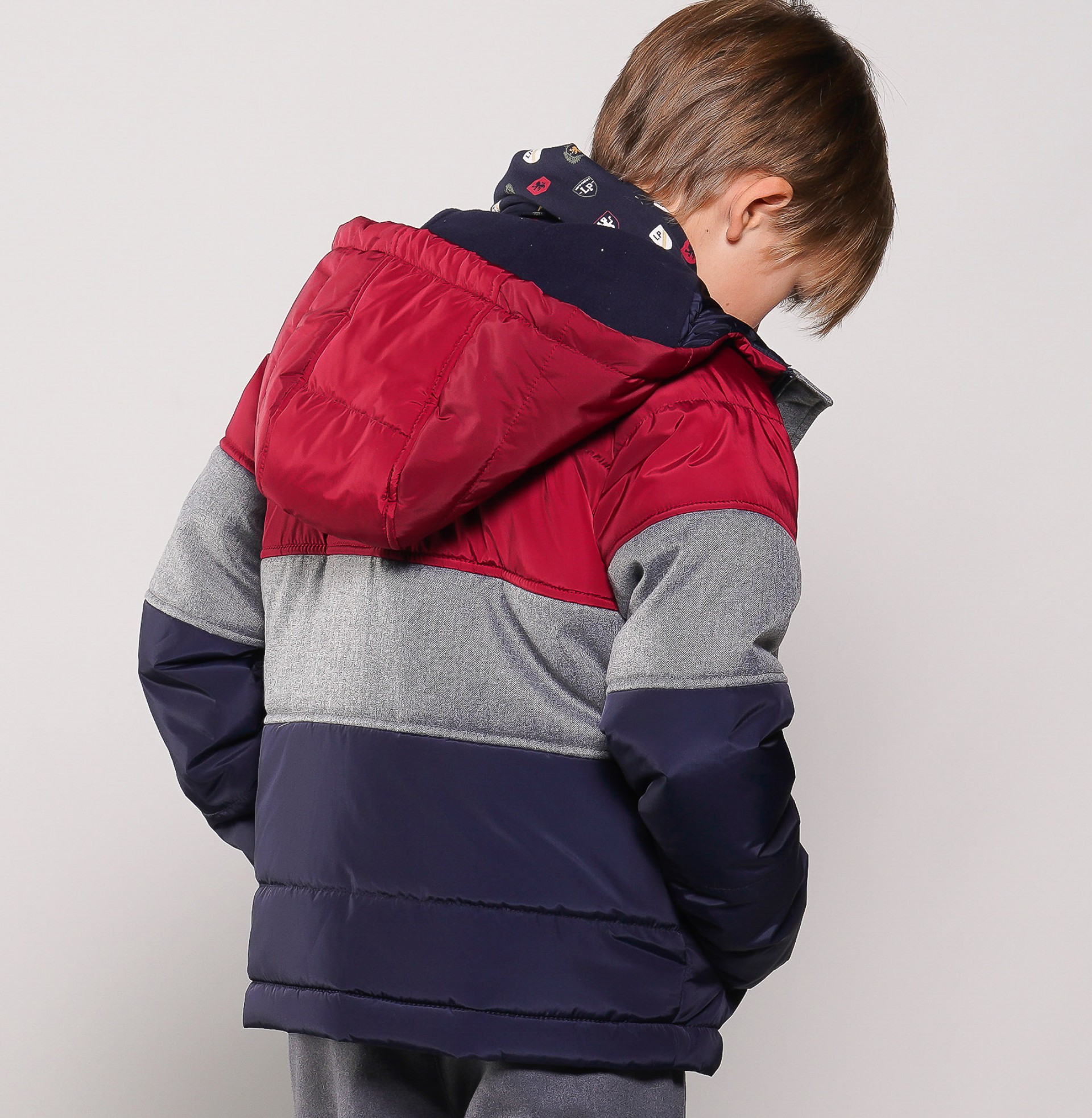 Hooded quilted jacket