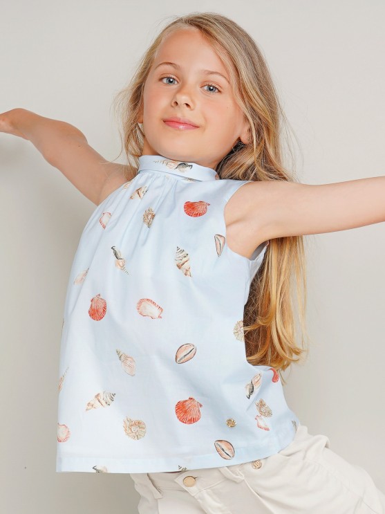 Blusa Conchinhas