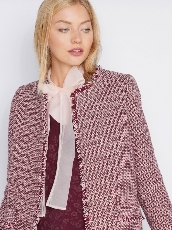 Tweed long jacket L103025006_390 LION OF PORCHES