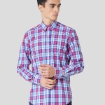 Camisa xadrez slim fit