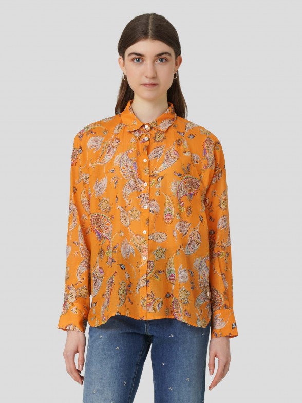 Camisa Estampado de Cornucpias