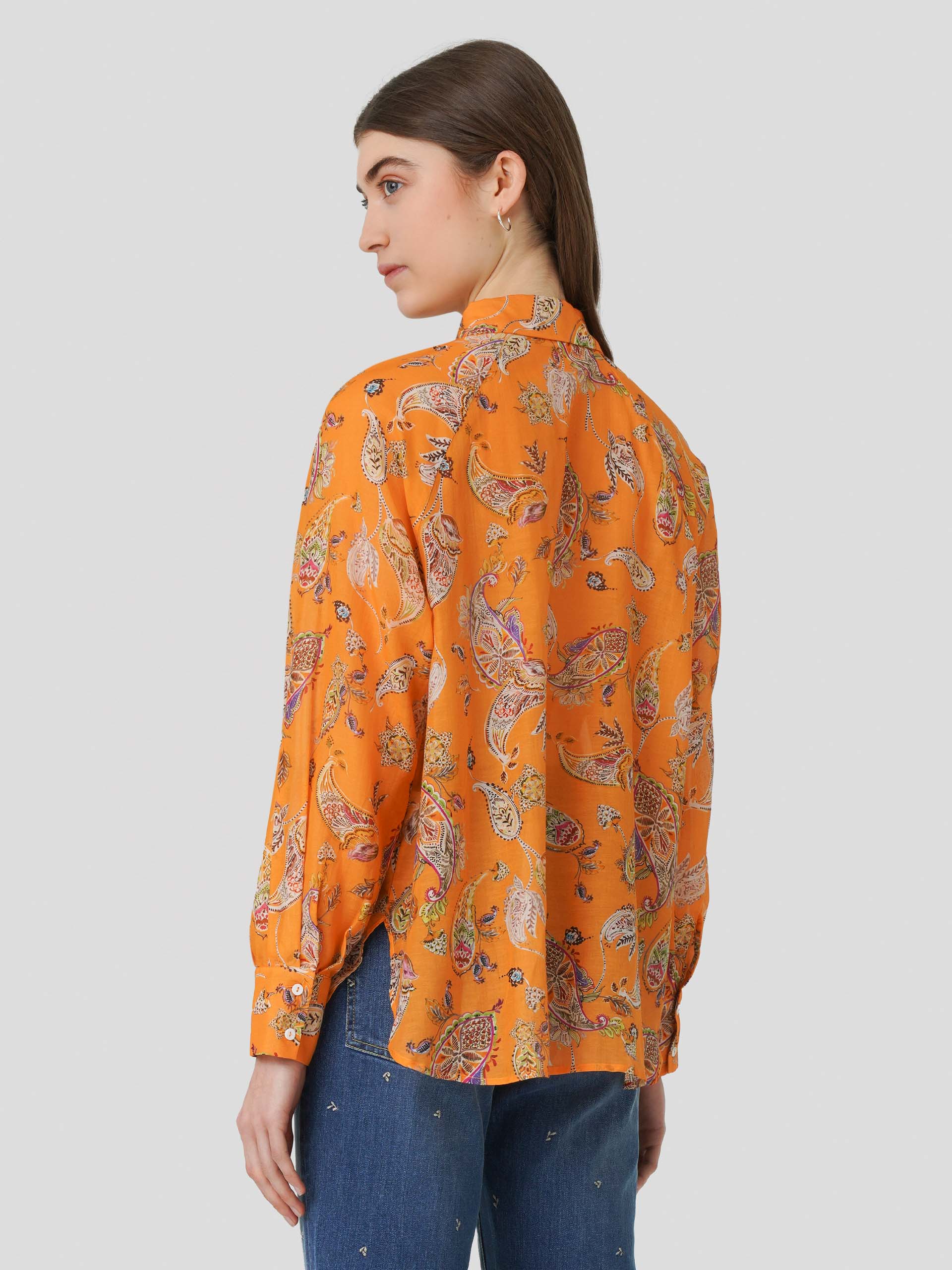 Camisa Estampado de Cornucópias
