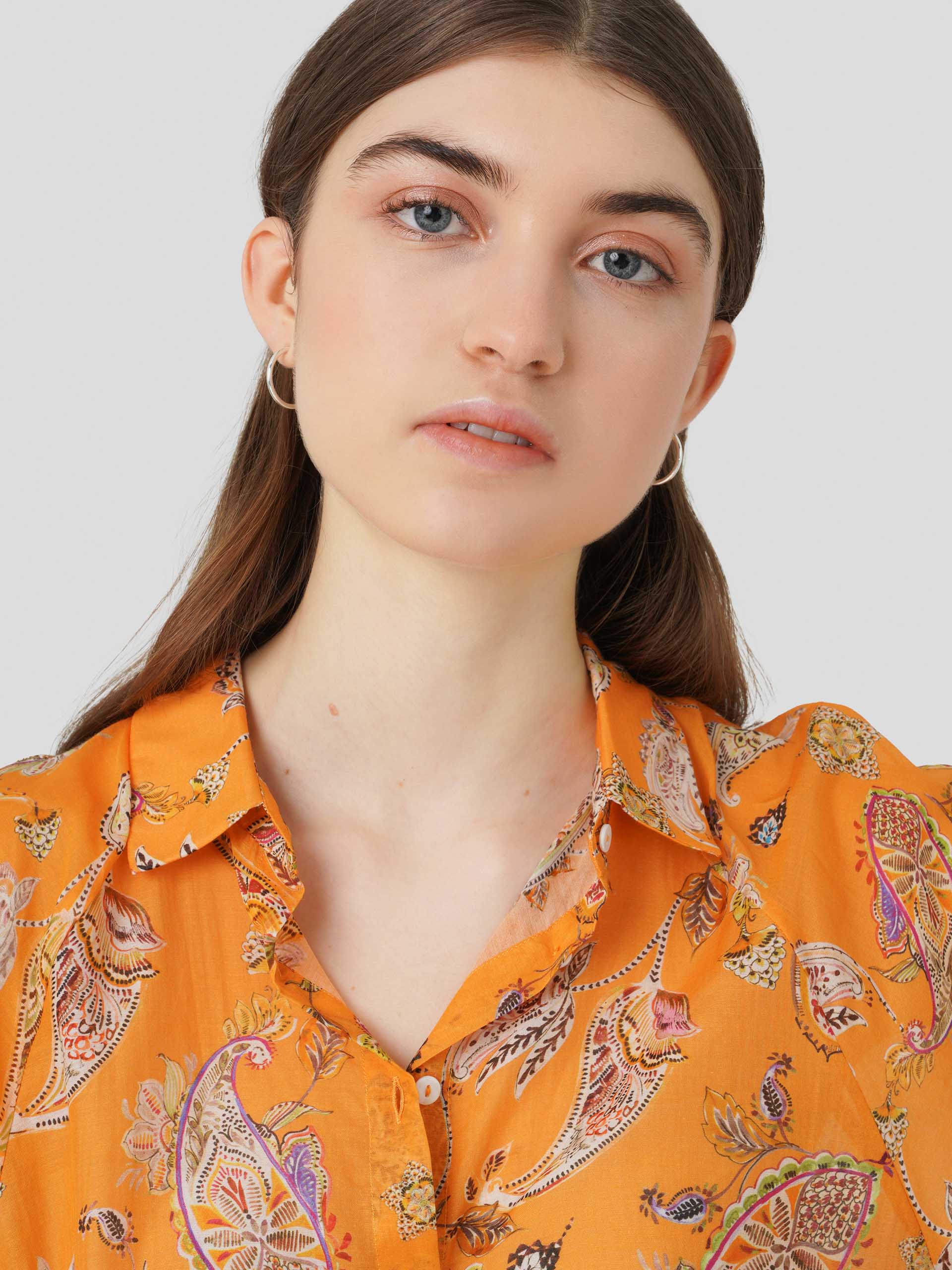 Camisa Estampado de Cornucópias