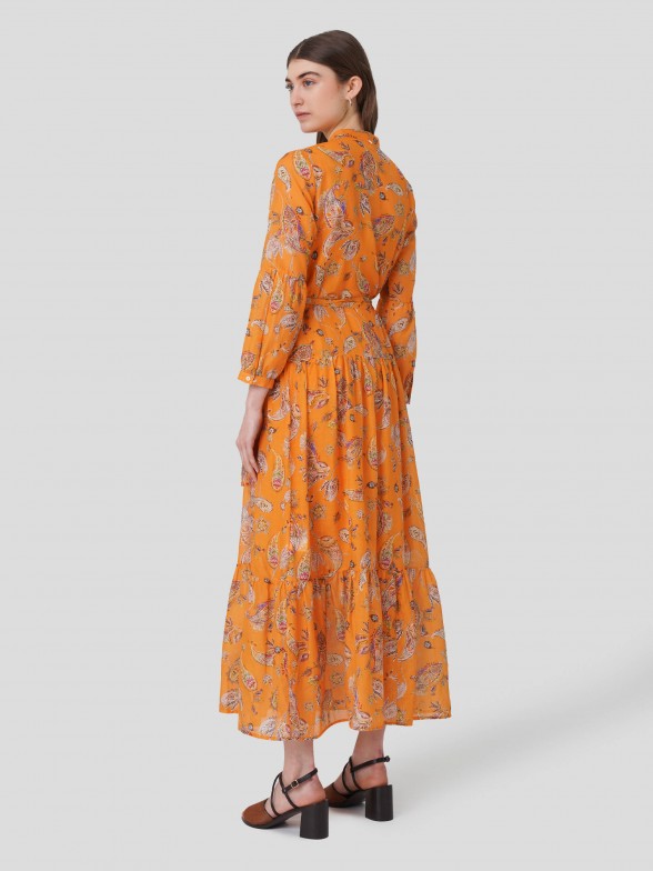 Vestido Comprido Estampado