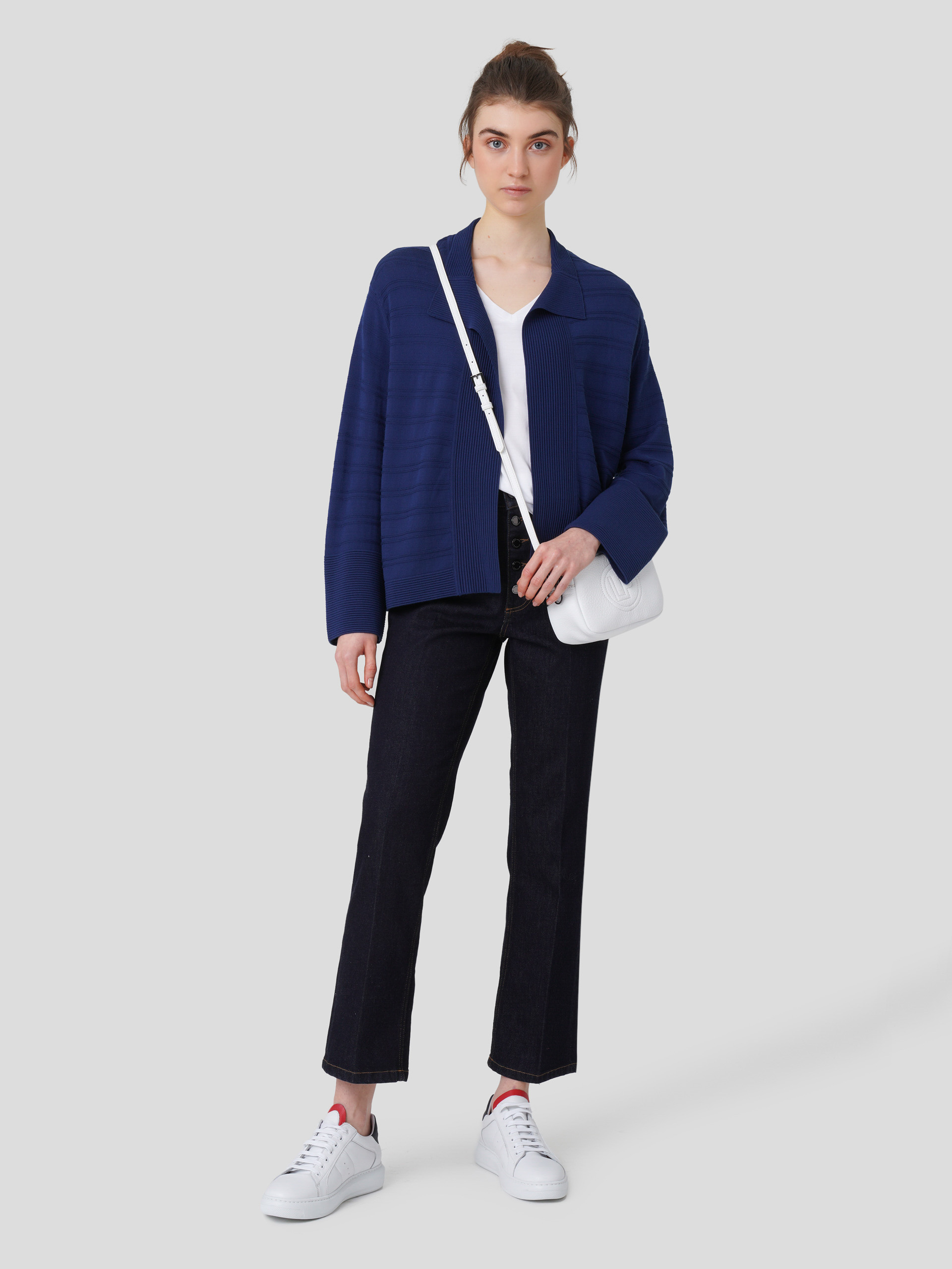 Cardigan Curto Aberto