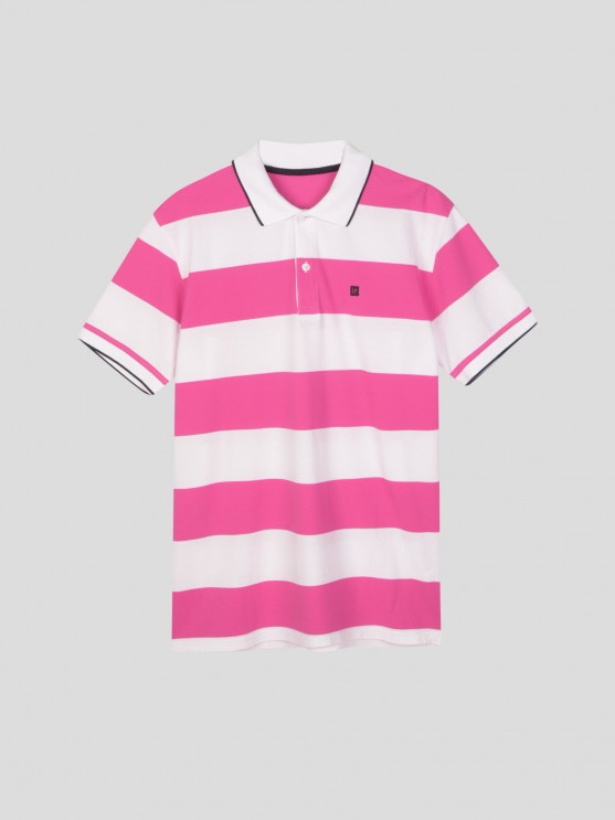 Polo Manga Corta Rayas