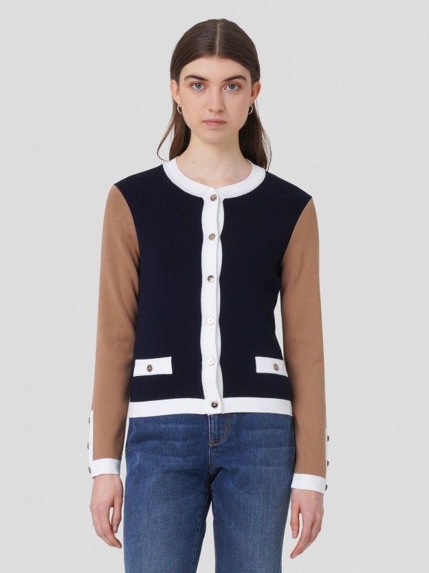 Cardigan Tricolor
