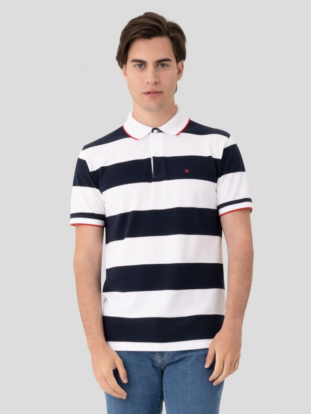 Striped Polo Shirt