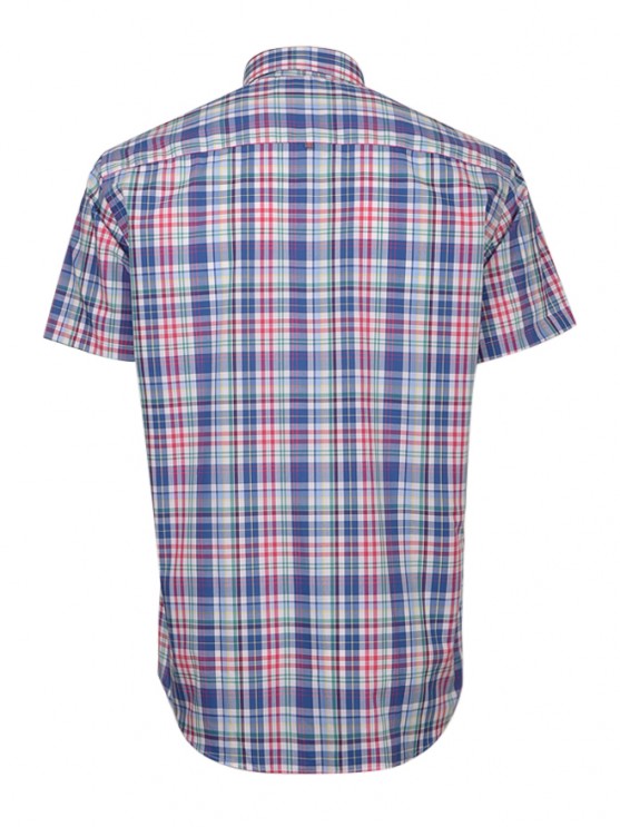 Camisa Cuadros Manga Corta