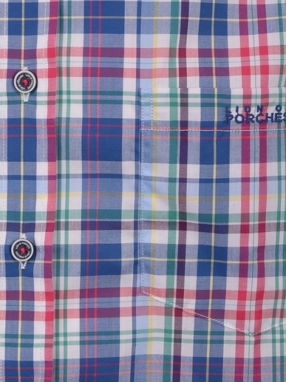 Camisa Cuadros Manga Corta
