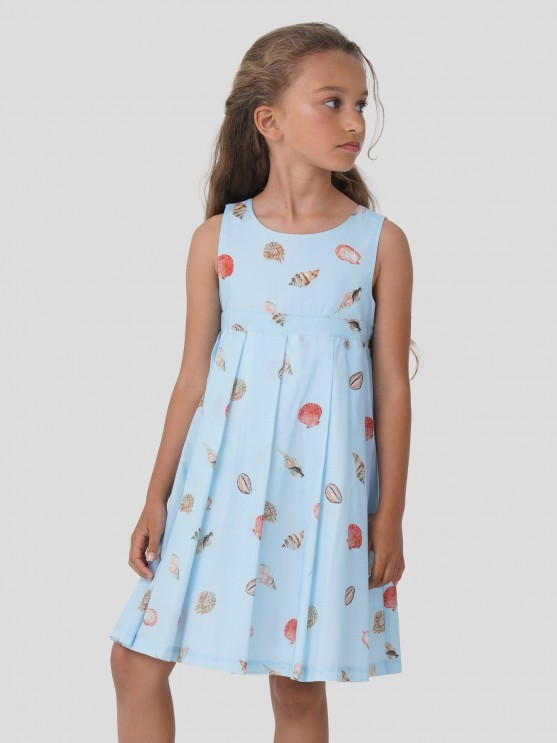 Vestido em Voile Estampado
