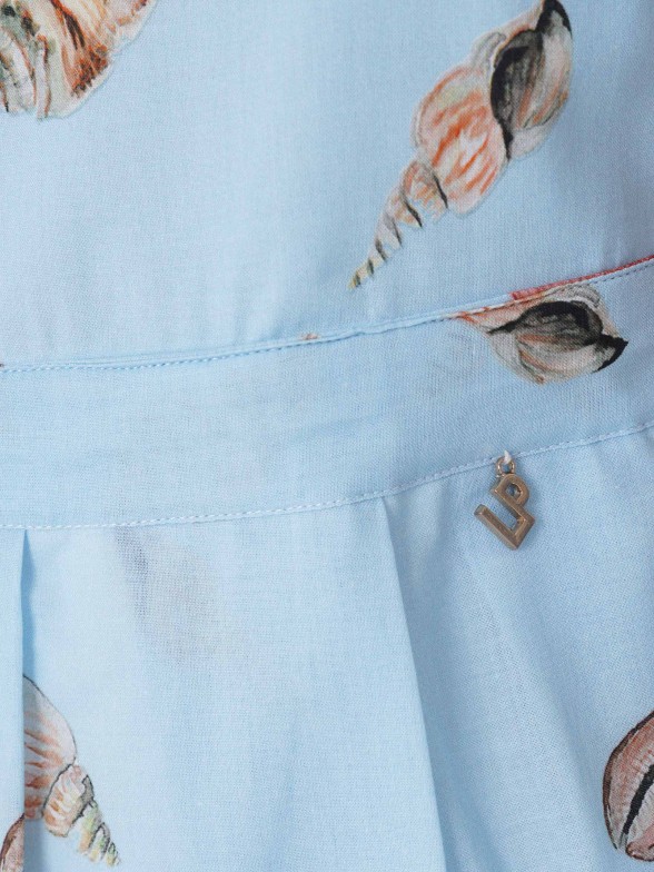 Vestido em Voile Estampado