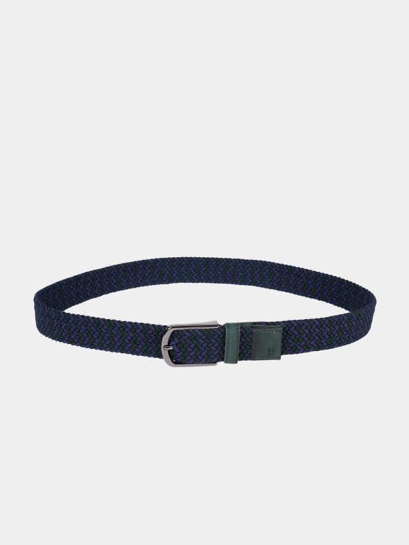 Bicolor braided belt