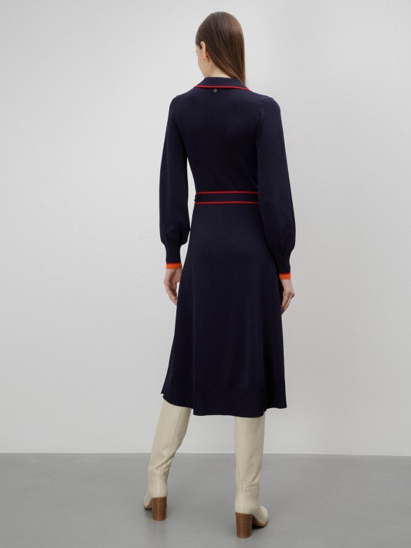 Vestido comprido em malha premium quality