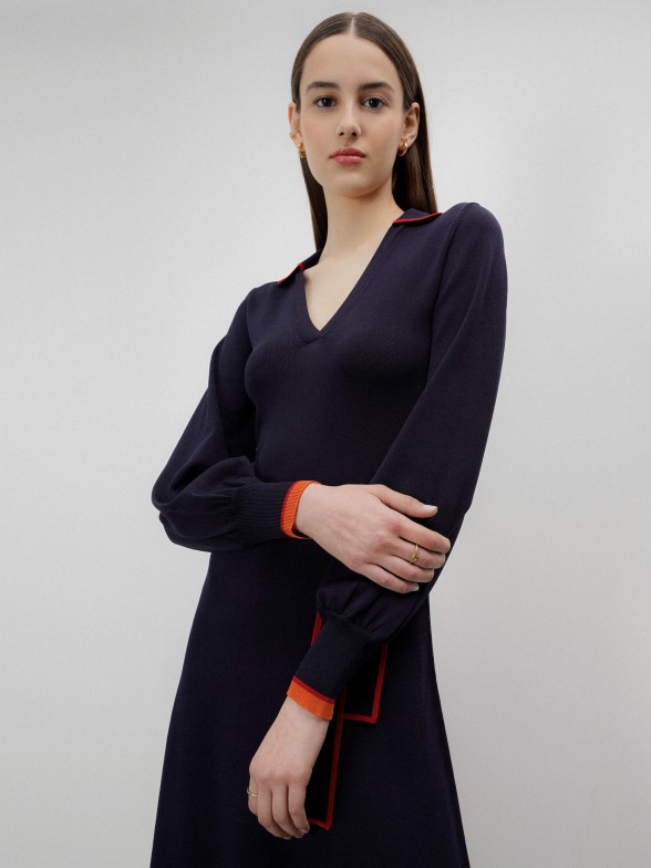 Vestido comprido em malha premium quality