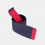 Gravata bicolor estruturada