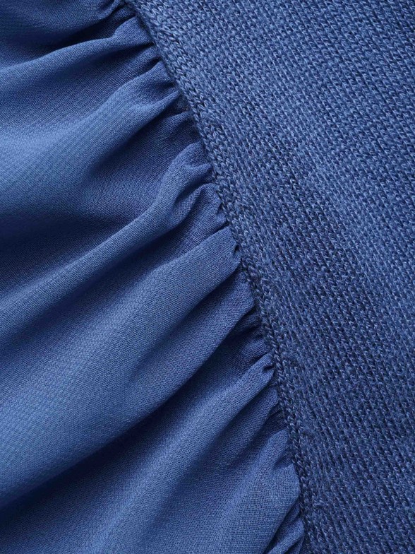Camisola assimtrica combinada