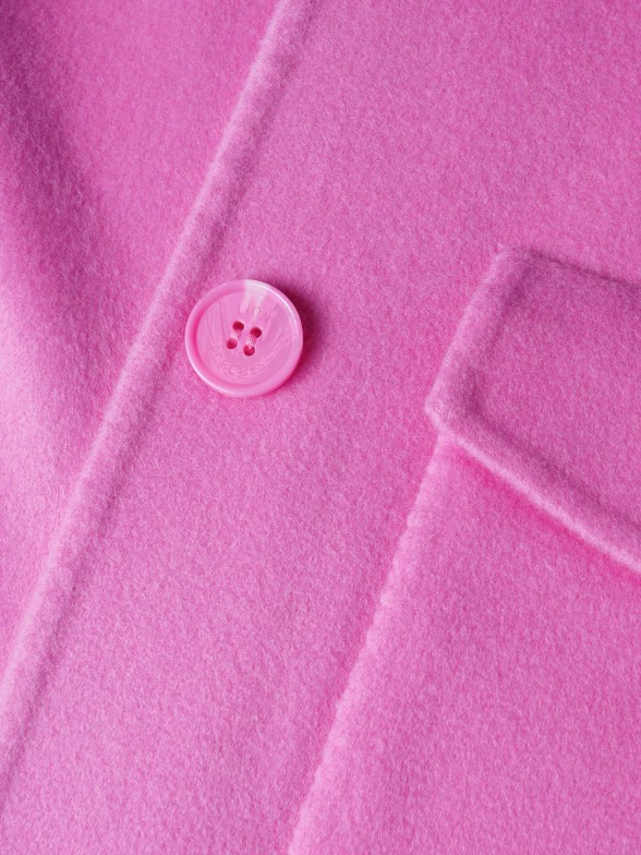Pink wool overshirt