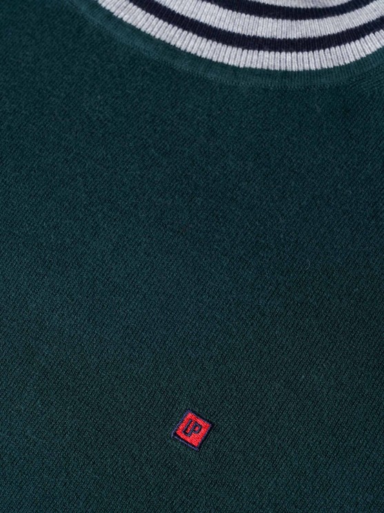 High neck jersey