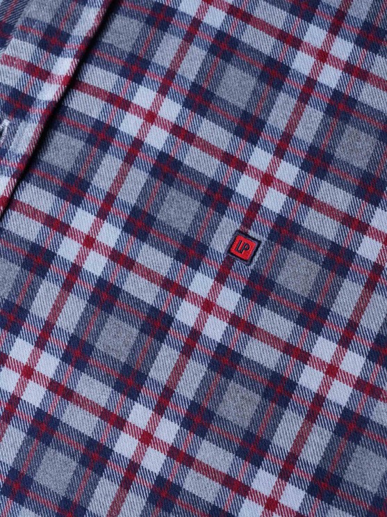 Camisa slim fit a cuadros