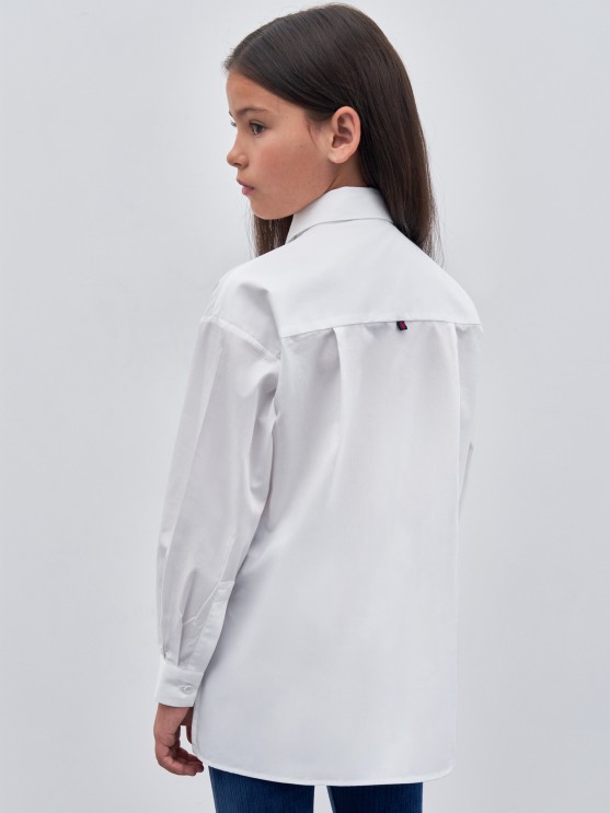 Camisa oversize assimtrica