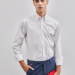 Camisa regular fit para hombre en algodón 100%