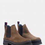 Chelsea boots in croute