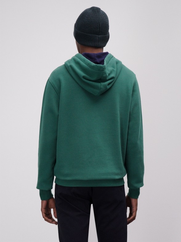Sweatshirt com detalhe de monograma