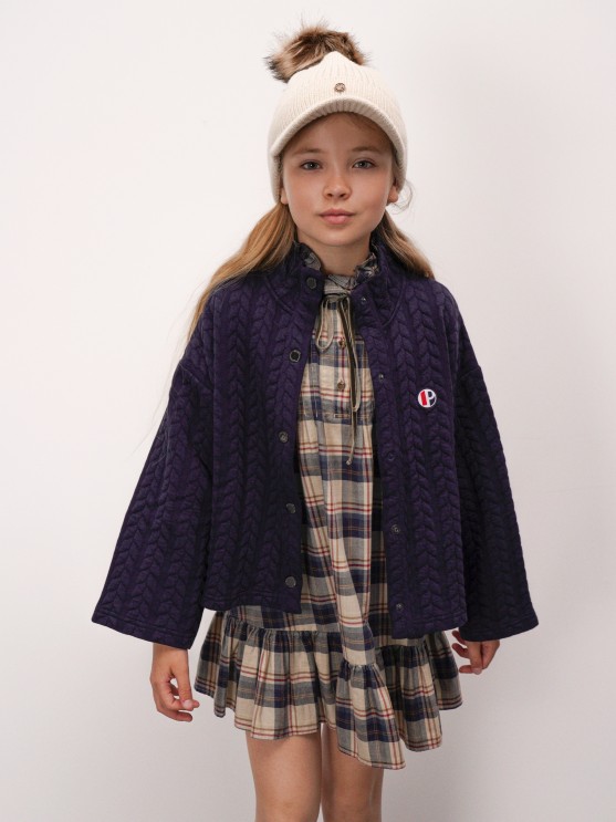 Mesh cape with 3/4 sleeve