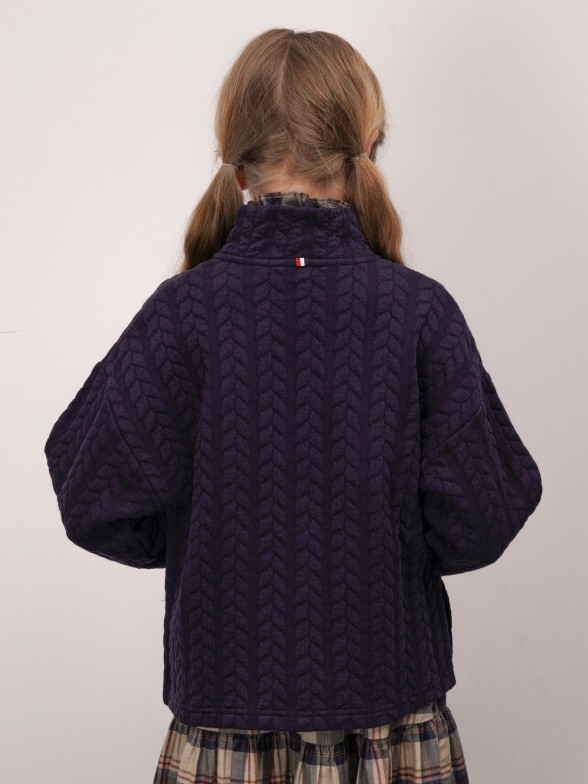 Mesh cape with 3/4 sleeve