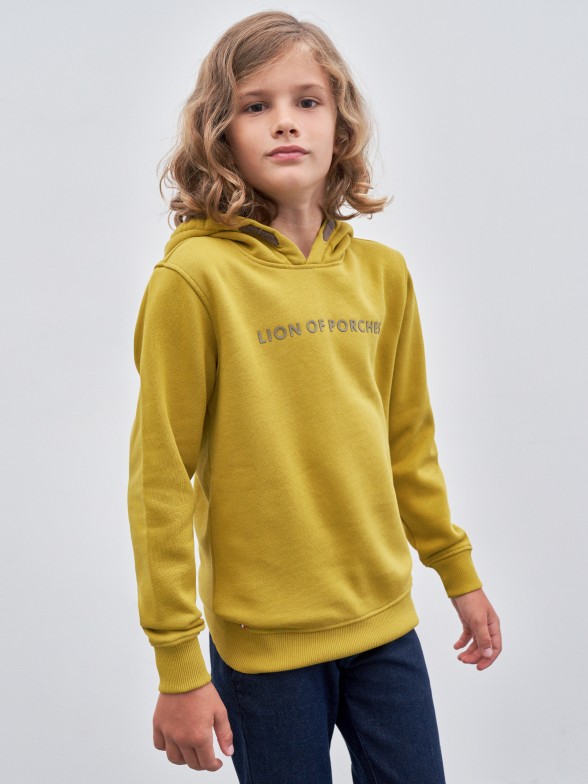 Sweatshirt estampada com capuz