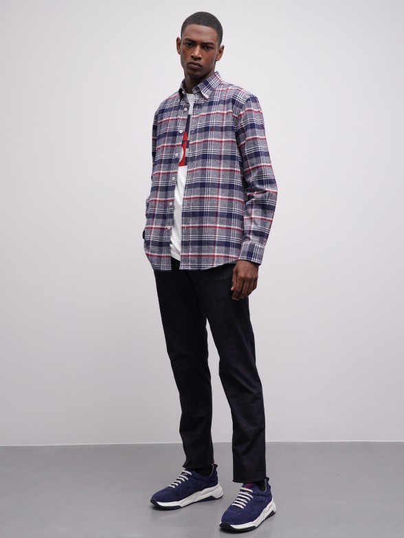 Camisa xadrez regular fit