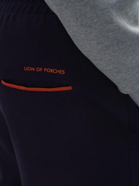 Calas para homem jogging com cordo e detalhes em contraste