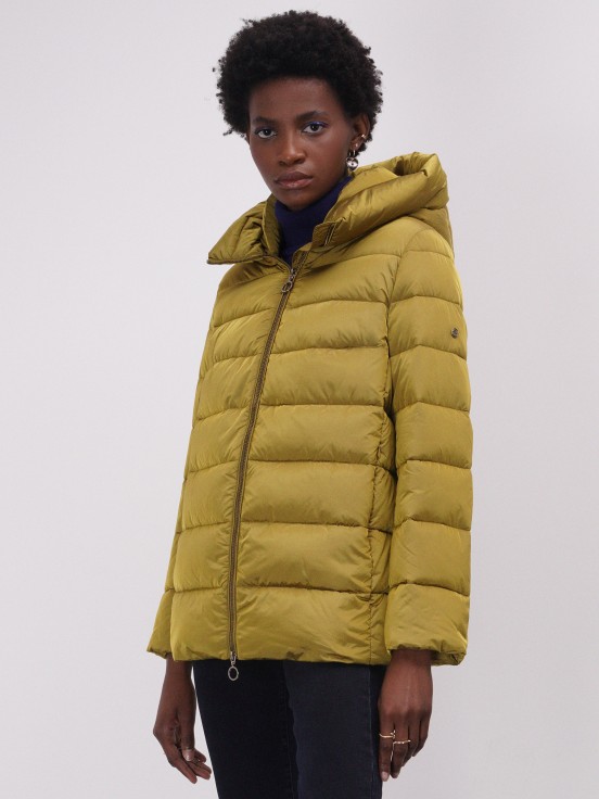 WoMan's short padded jacket with hood LP000196_669 LION OF PORCHES