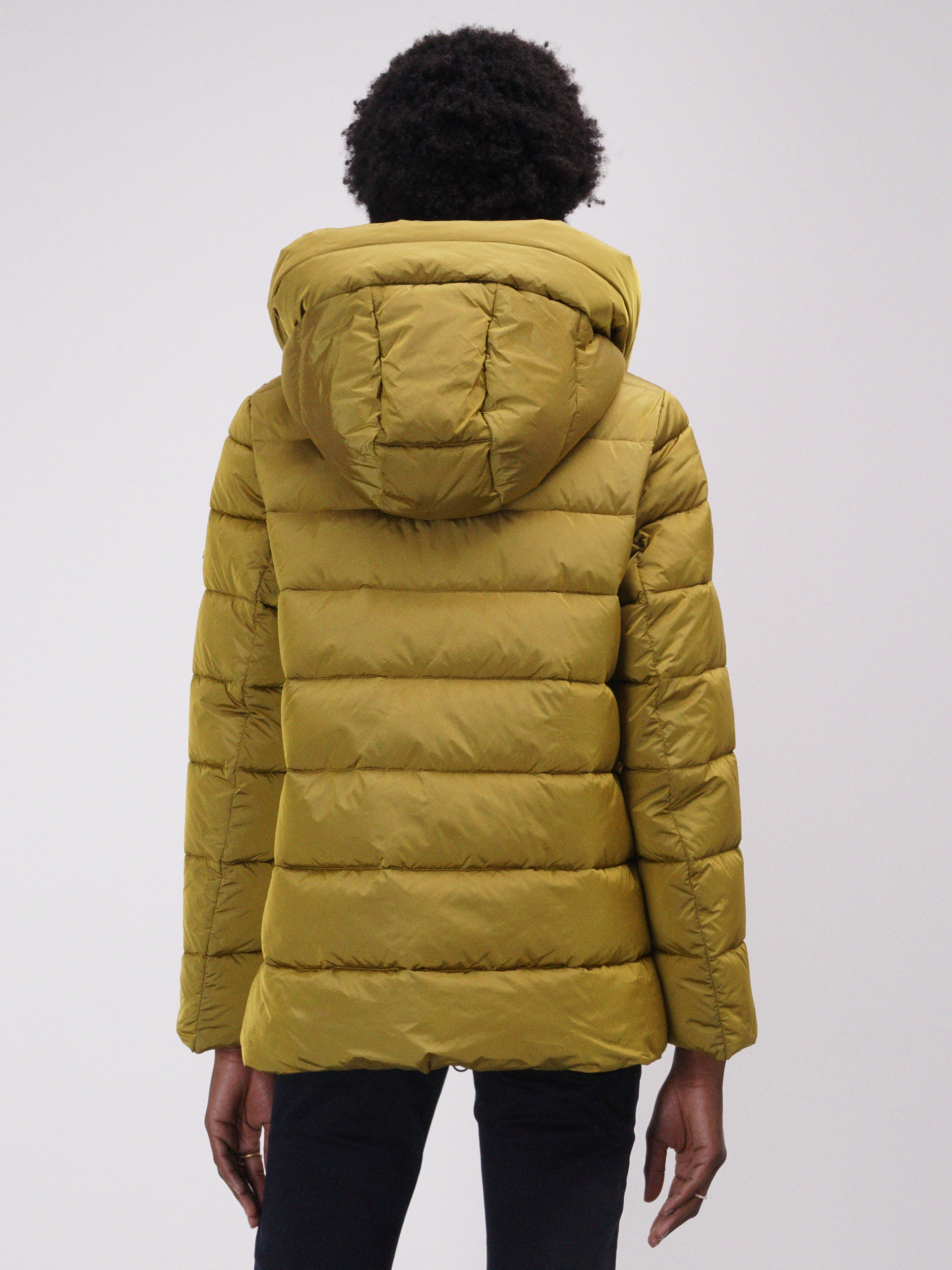 WoMan's short padded jacket with hood LP000196_669 LION OF PORCHES