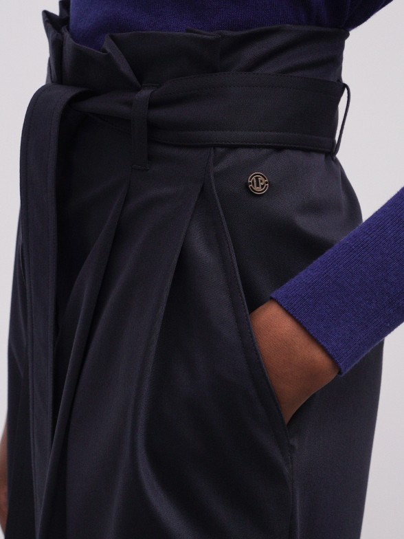 Calas paper bag com lao e bolsos