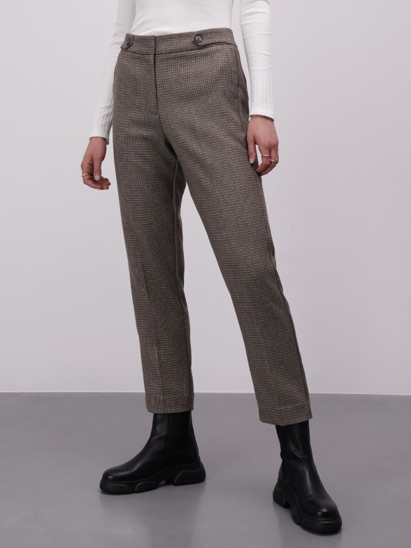 Chino pied poulle pants