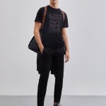 Man's jogging trousers with drawstring and contrasting details