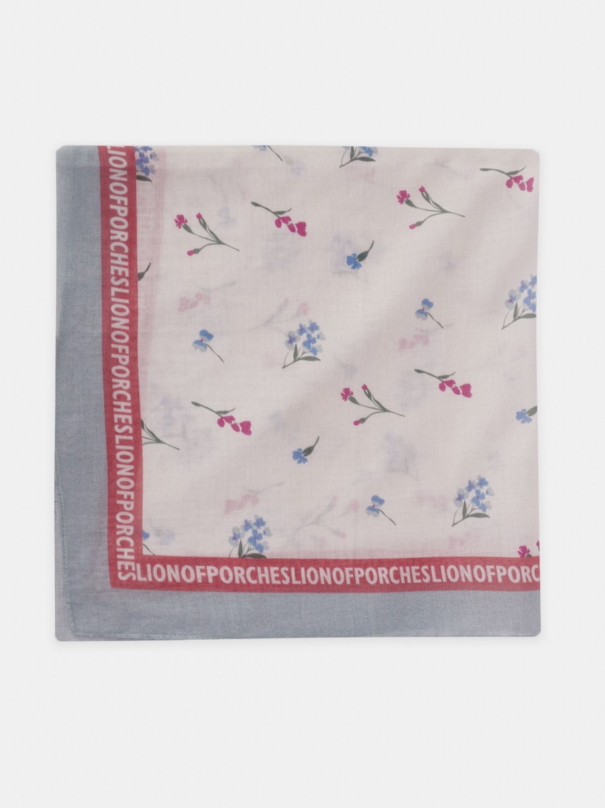 Bufanda con estampado floral