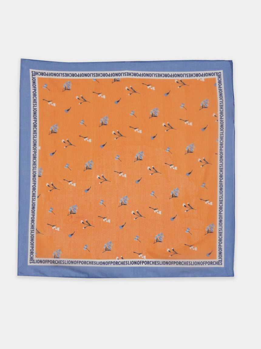 Floral pattern scarf
