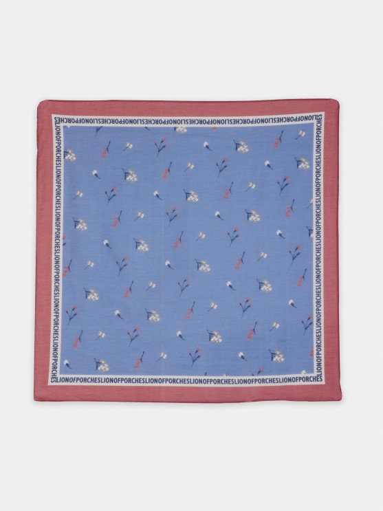 Scarf with floral print