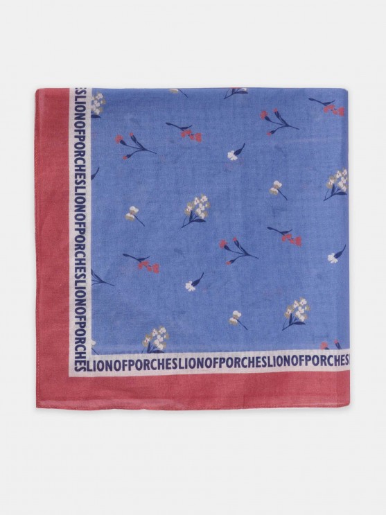 Scarf with floral print
