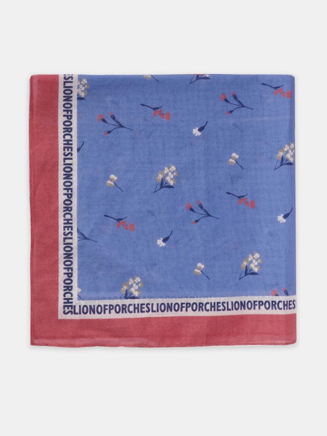 Scarf with floral print