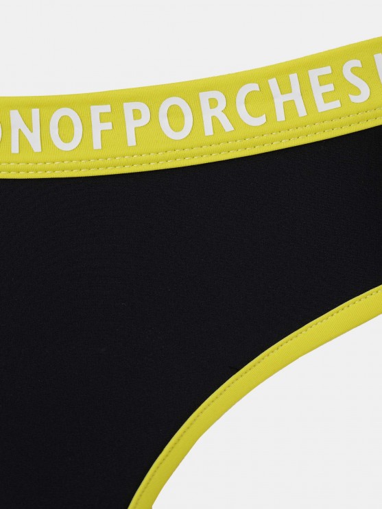 Two-tone triangle bikini