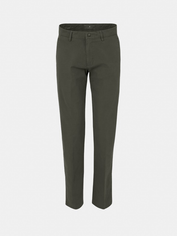 Calas para homem chino regular fit com bolsos