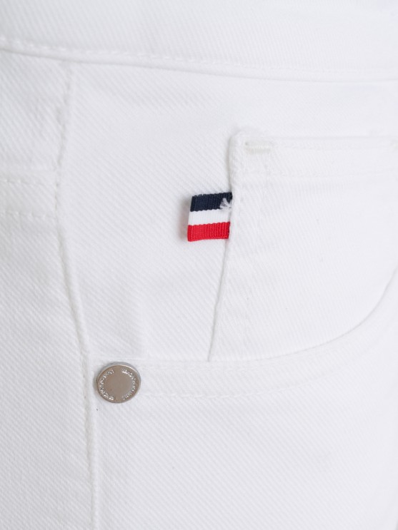 Calas para homem de sarja slim fit com bolsos
